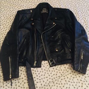 Men’s biker leather jacket